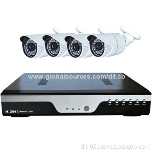 PoE NVR with H.264, P2P, 4 x 720P, 3G, Wi-Fi, HDMI with ONVIF Standard